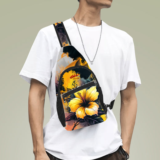 Aloha Hibiscus Large Chest Bag - Estimated delivery 10-15 days