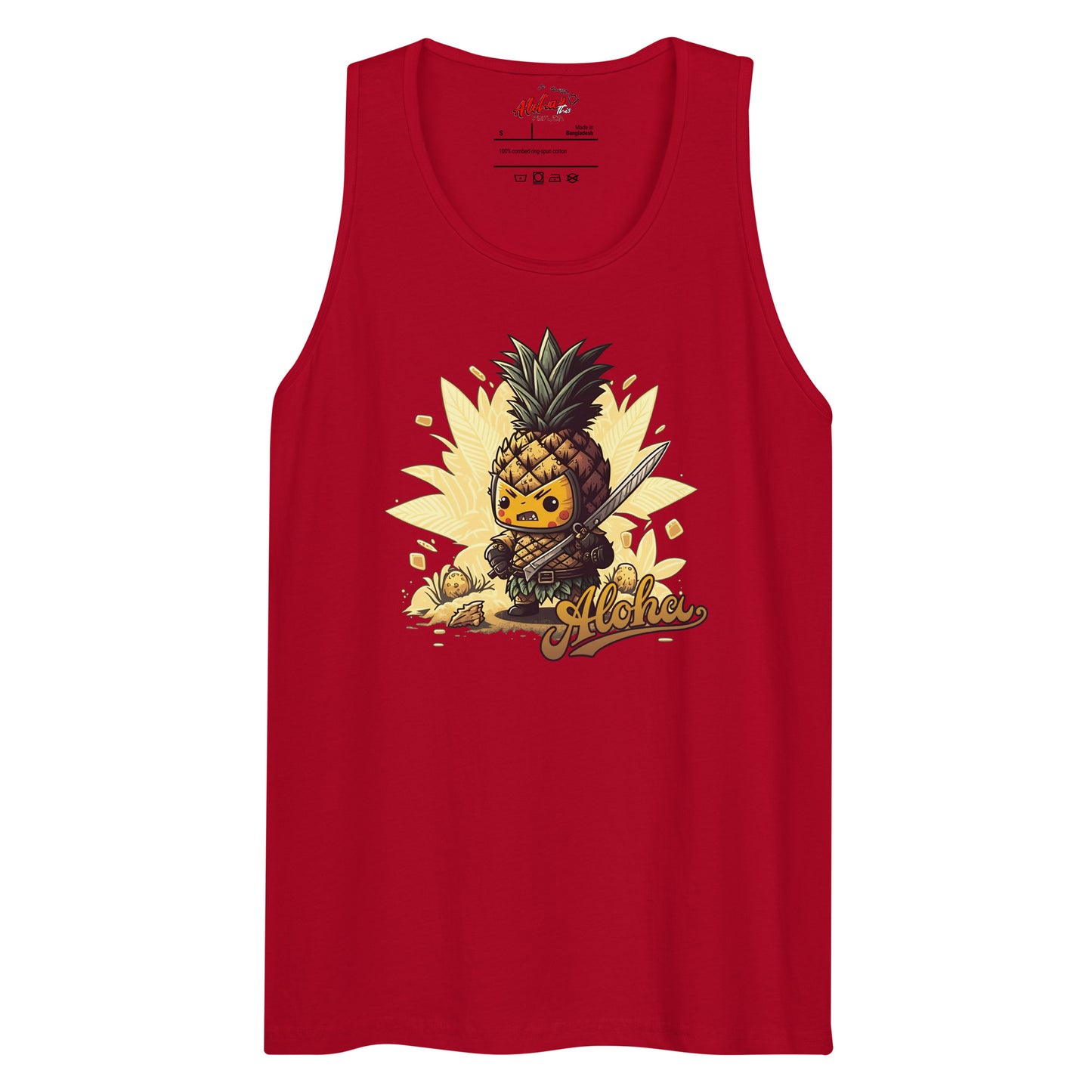 Pineapple Aloha Men’s tank top